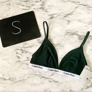calvin klein forest green bikini